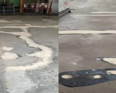 epoxy repairing work
